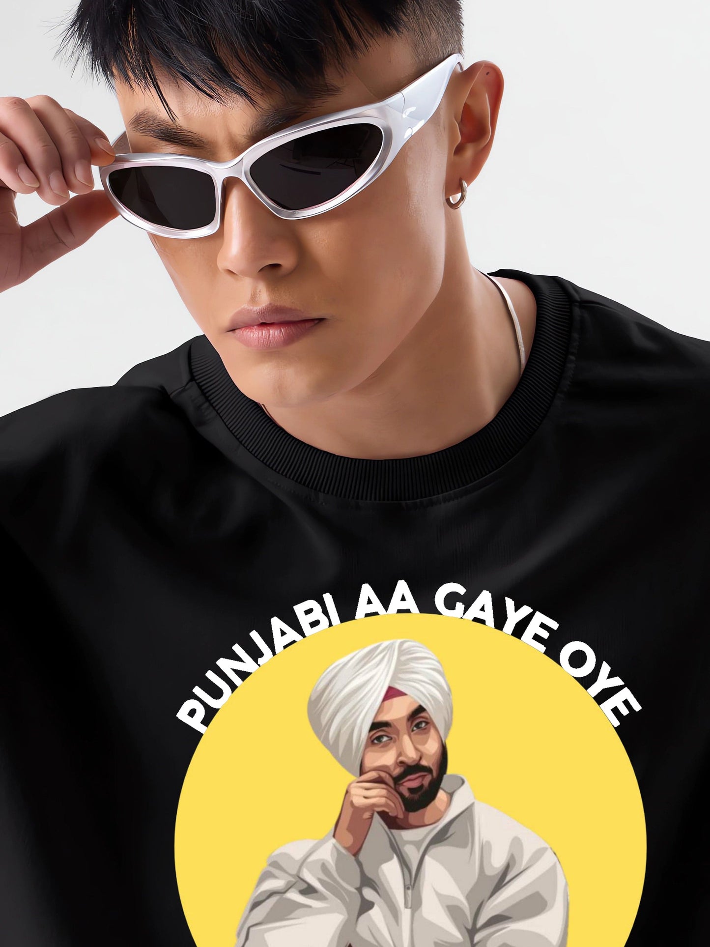 Diljit Dosanjh 2024 Dil-Luminati Tour Black Graphic T-Shirt