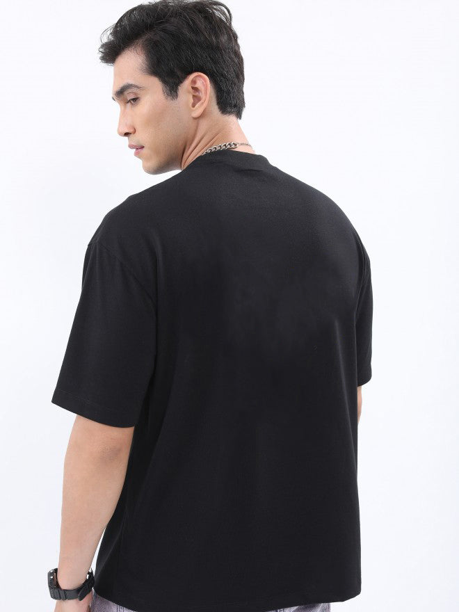 Diljit Dil Luminati Oversized - Black T-Shirt