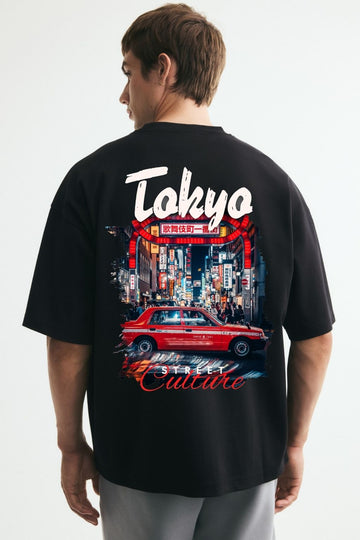 Tokyo Street Racer Oversized Tee