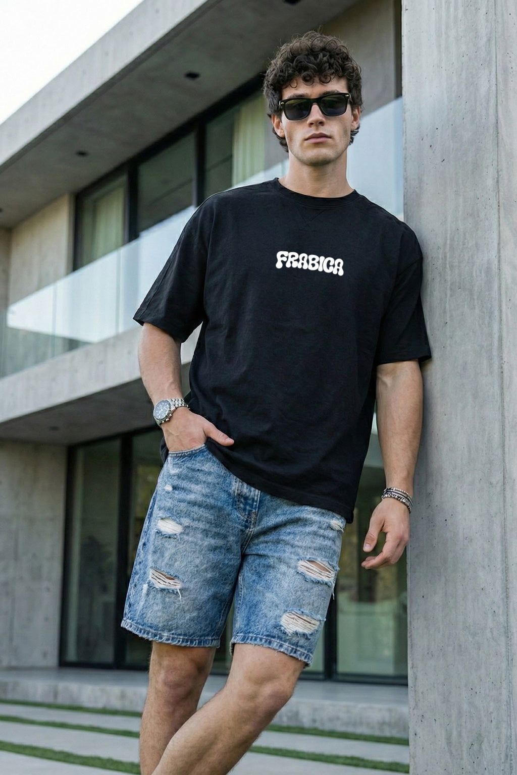 Leave Your Past Behind Graphic Printed Oversized Cotton T-Shirt
