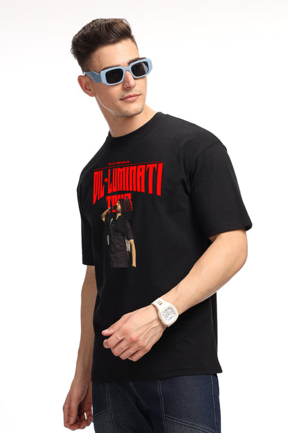 Diljit Dosanjh Oversized Printed T-Shirt