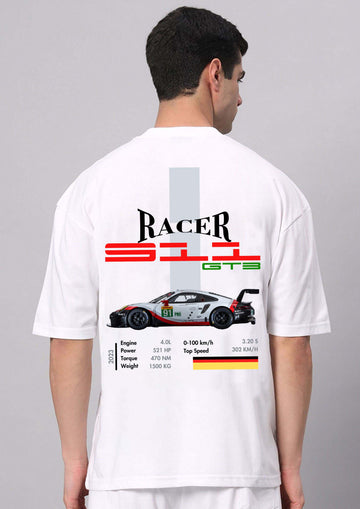 GT3 Inspired Oversized Printed T-Shirt
