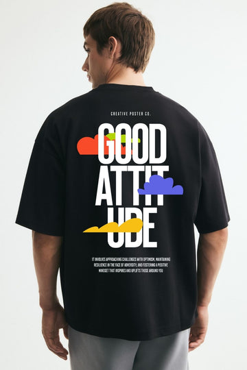 Good Vibes Attitude Oversized T-Shirt