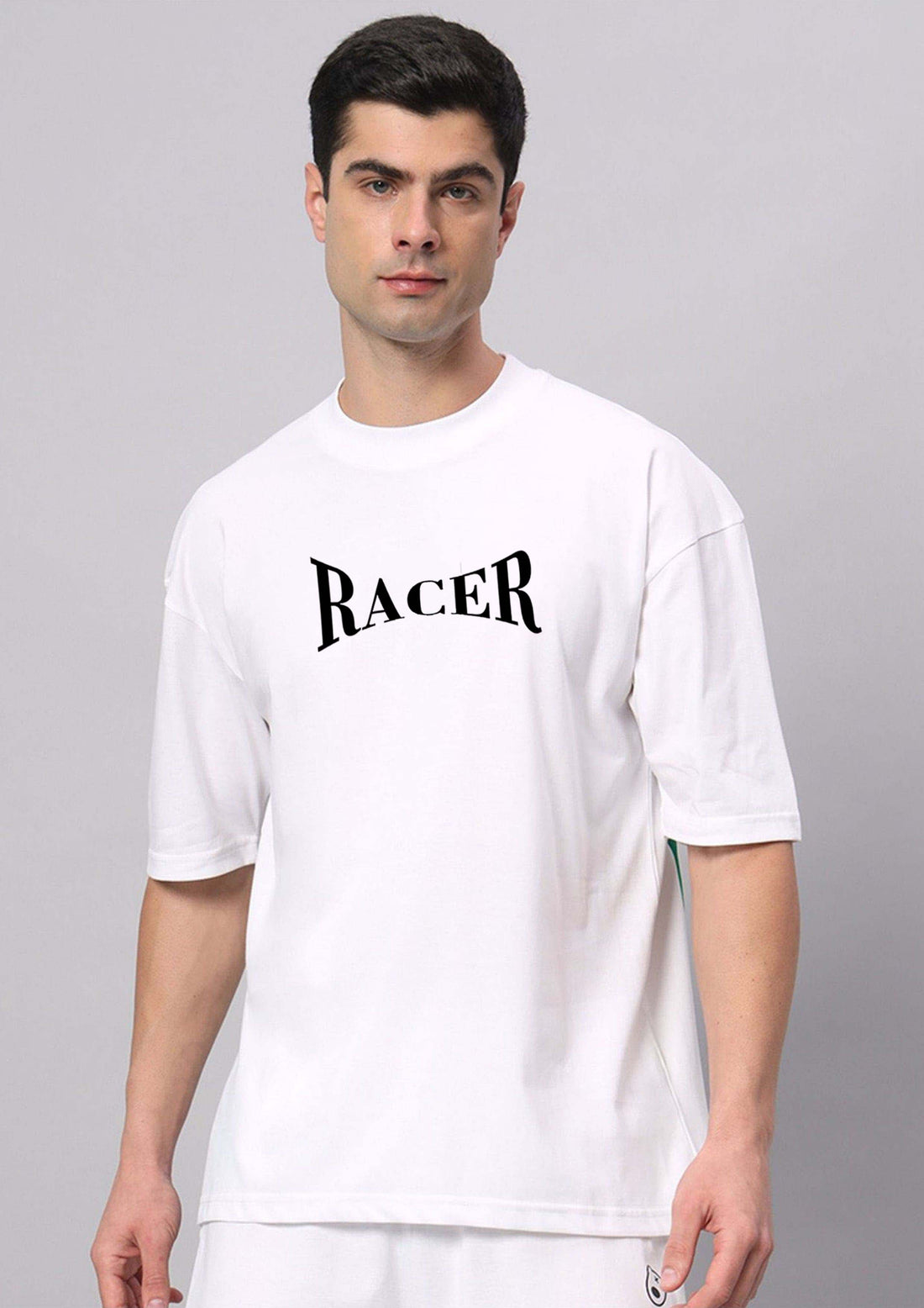 PORSCHE 911 turbo S White Printed Oversized Tee
