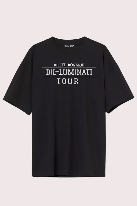 Diljit Dosanjh DIL-LUMINATI 2024 Tour Concert Fan Oversized T-Shirt