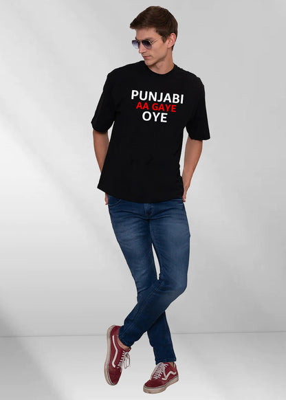 Punjabi Aa Gaye Oye Oversized T-Shirt