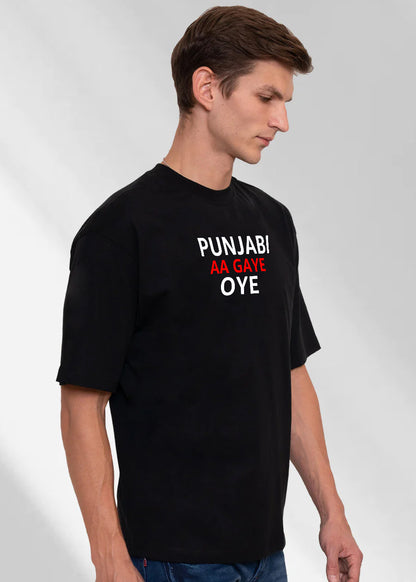 Punjabi Aa Gaye Oye Oversized T-Shirt