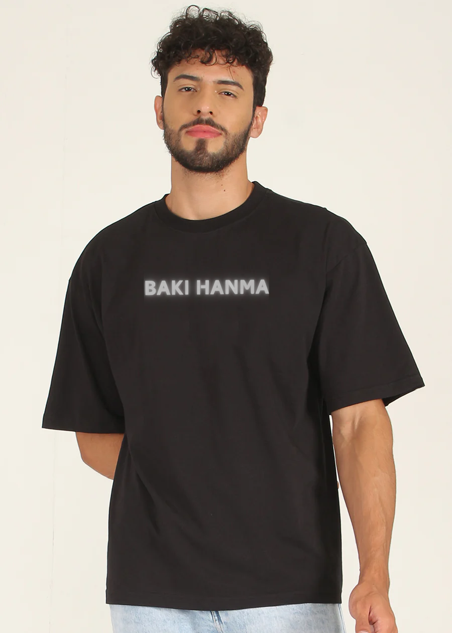 Baaki Men Oversized Printed T-shirt