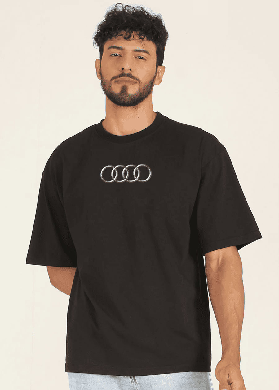 Audi R8 Men Oversized Printed T-shirt