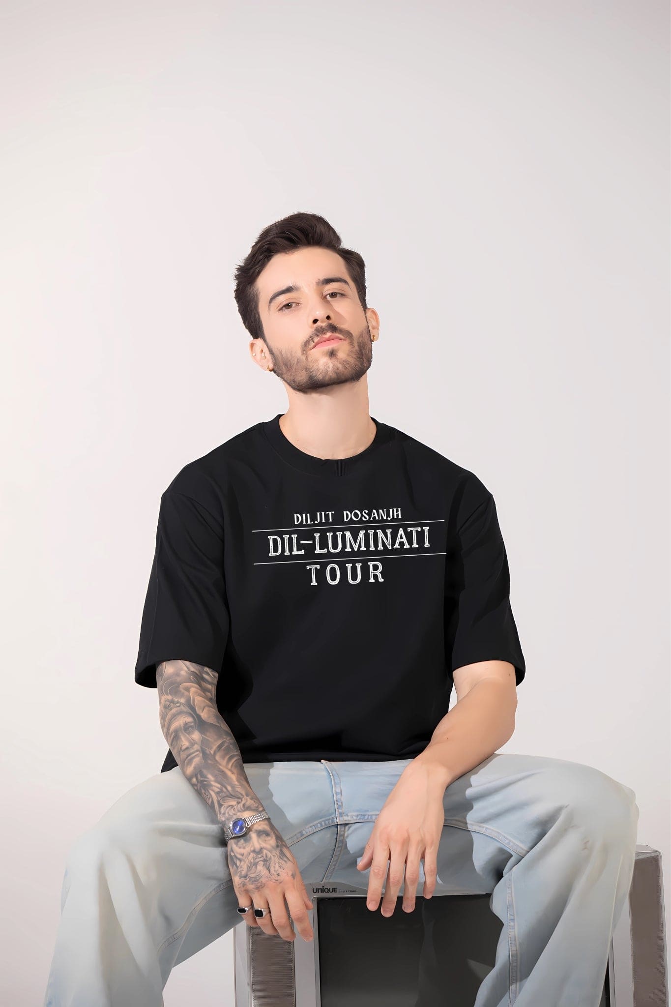 Diljit Dosanjh DIL-LUMINATI 2024 Tour Concert Fan Oversized T-Shirt