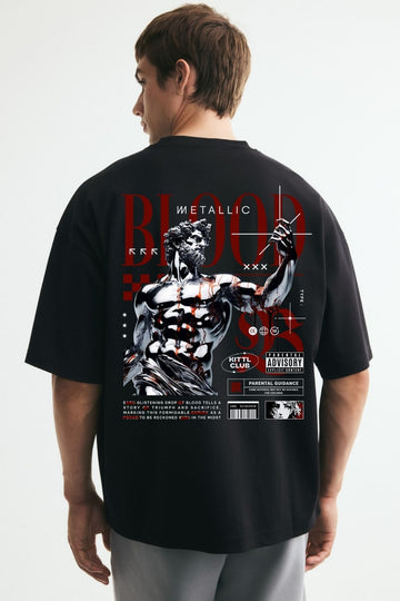 Metallic Renaissance Oversized Tee