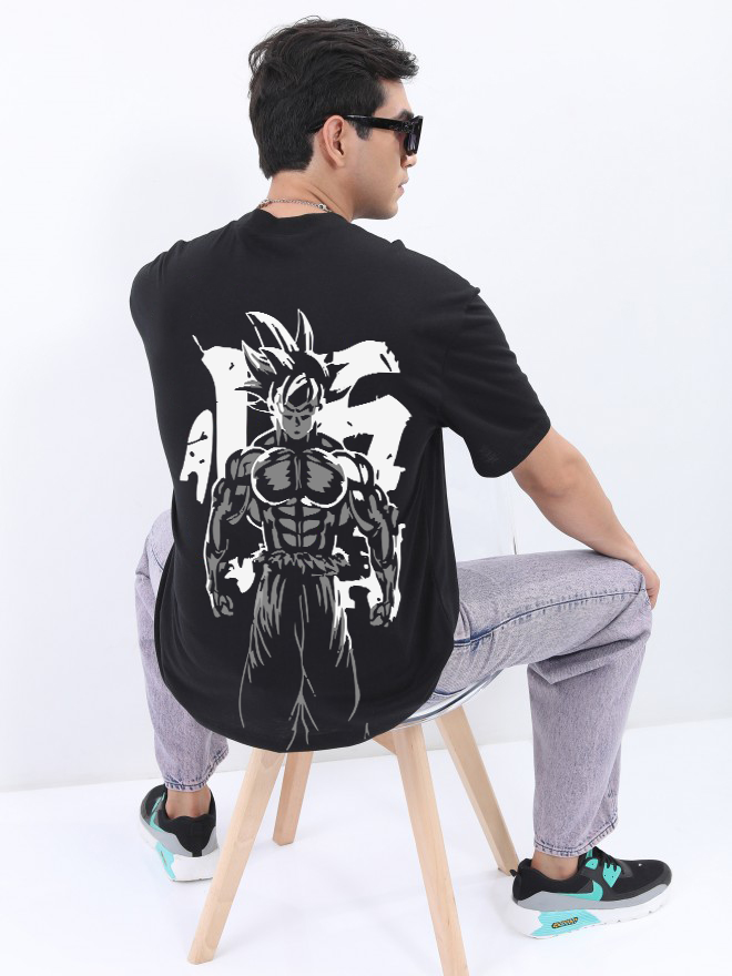 Goku Men Oversized Printed T-shirt (Dragon ball Z)