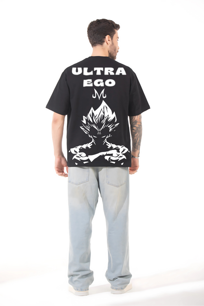 GOKU ULTRA EGO Anime Men Oversized Printed T-shirt