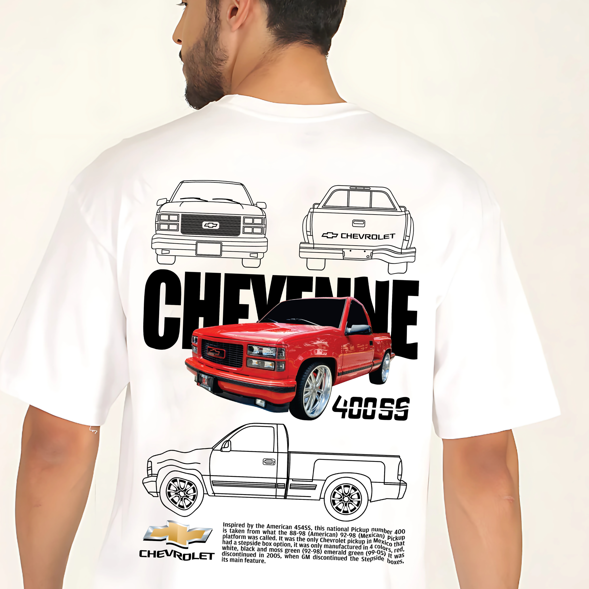 CHEVENNE Men Oversized Printed T-shirt
