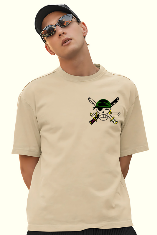 RORONOA ZORO One Piece Men Oversized Printed T-shirt