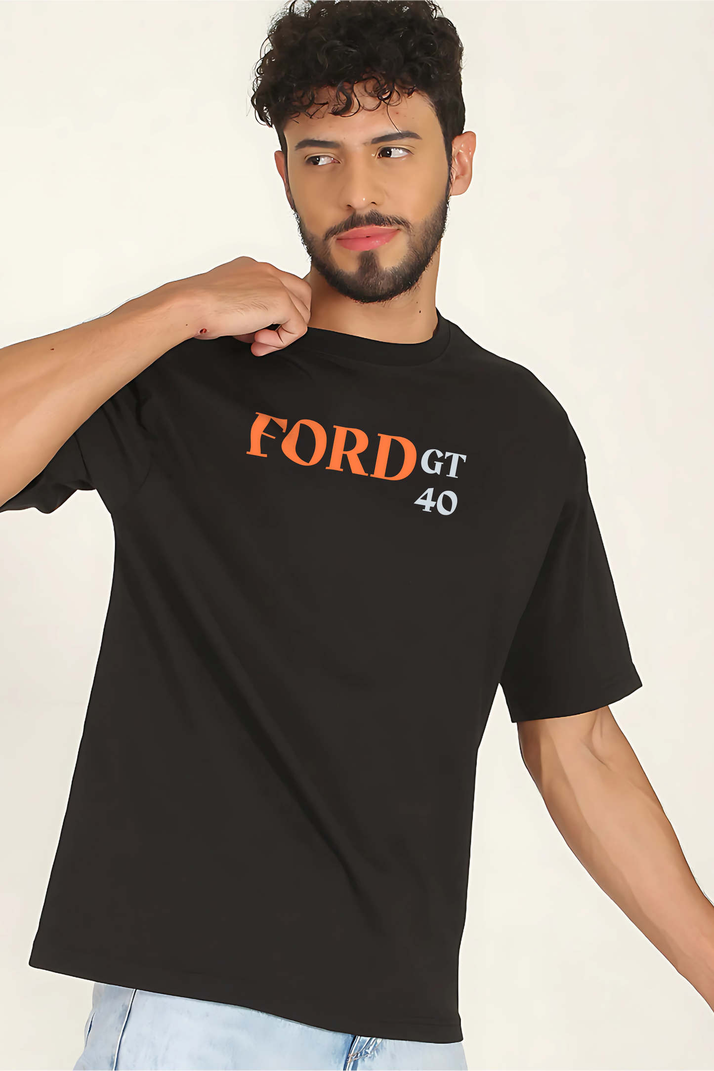 GT-40 Men Oversized Printed T-shirt