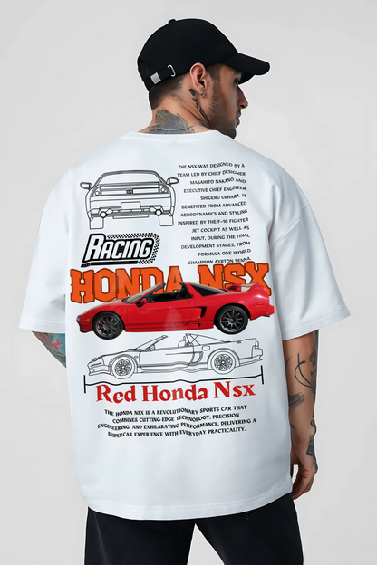 HONDA NSX Men Oversized Printed T-shirt