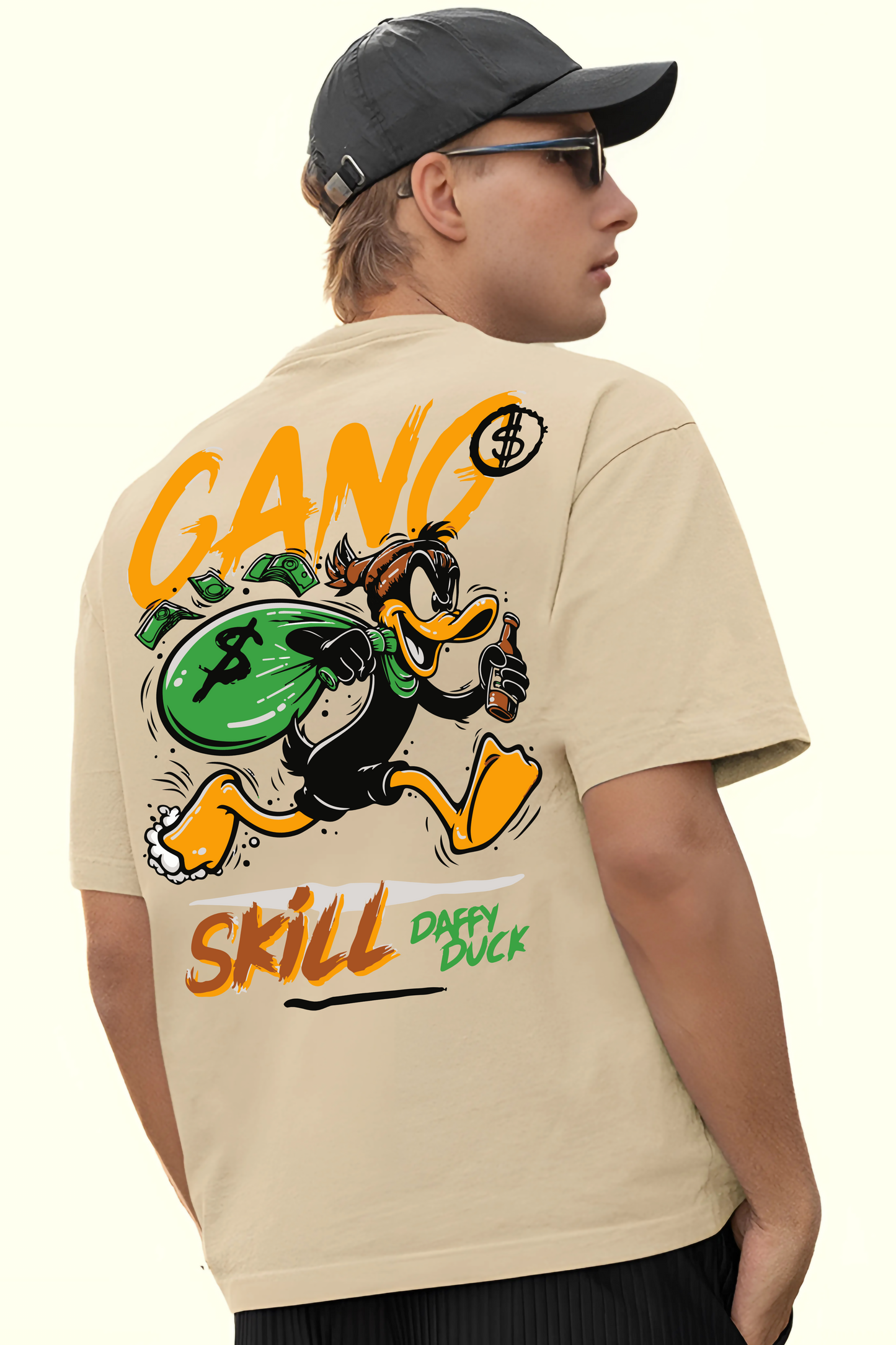 GANG Duck Men Oversized Printed T-shirt