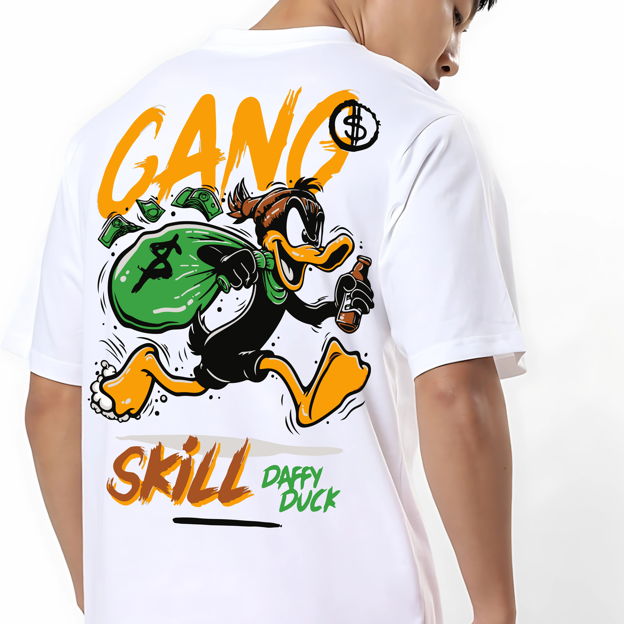 GANG Duck Men Oversized Printed T-shirt