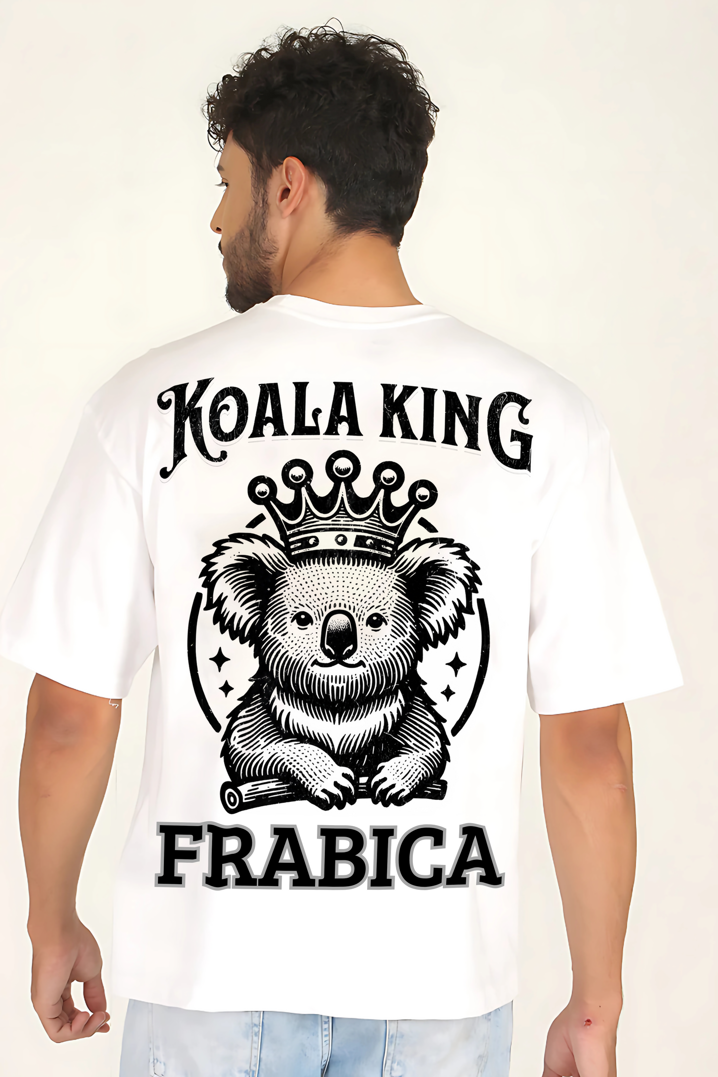 KOALA king Oversized Printed T-shirt