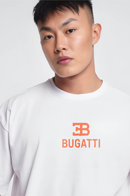 Bugatti Men Oversized Printed T-shirt