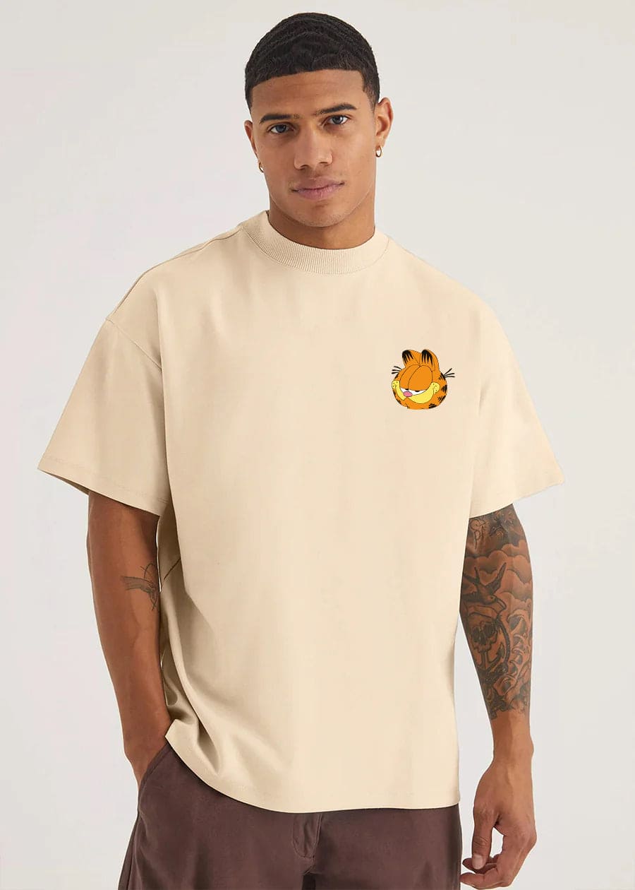 garfield printed tshirt