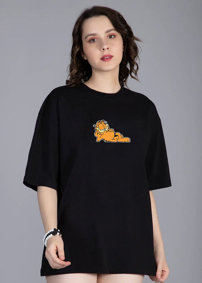 printed garfield t shirt