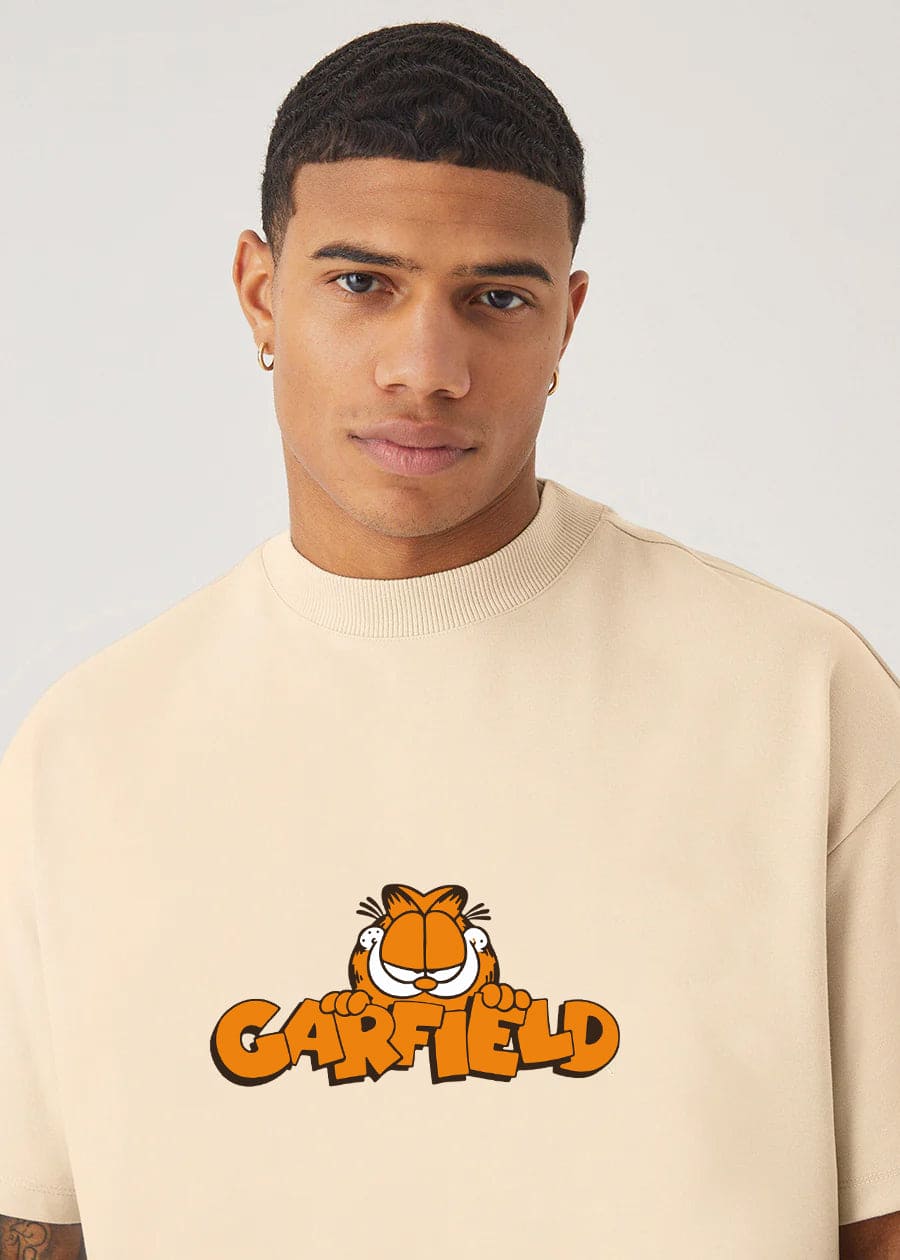 garfield printed tshirt