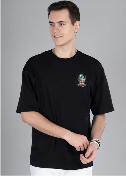 NASA astronaut jump tshirt oversized for men