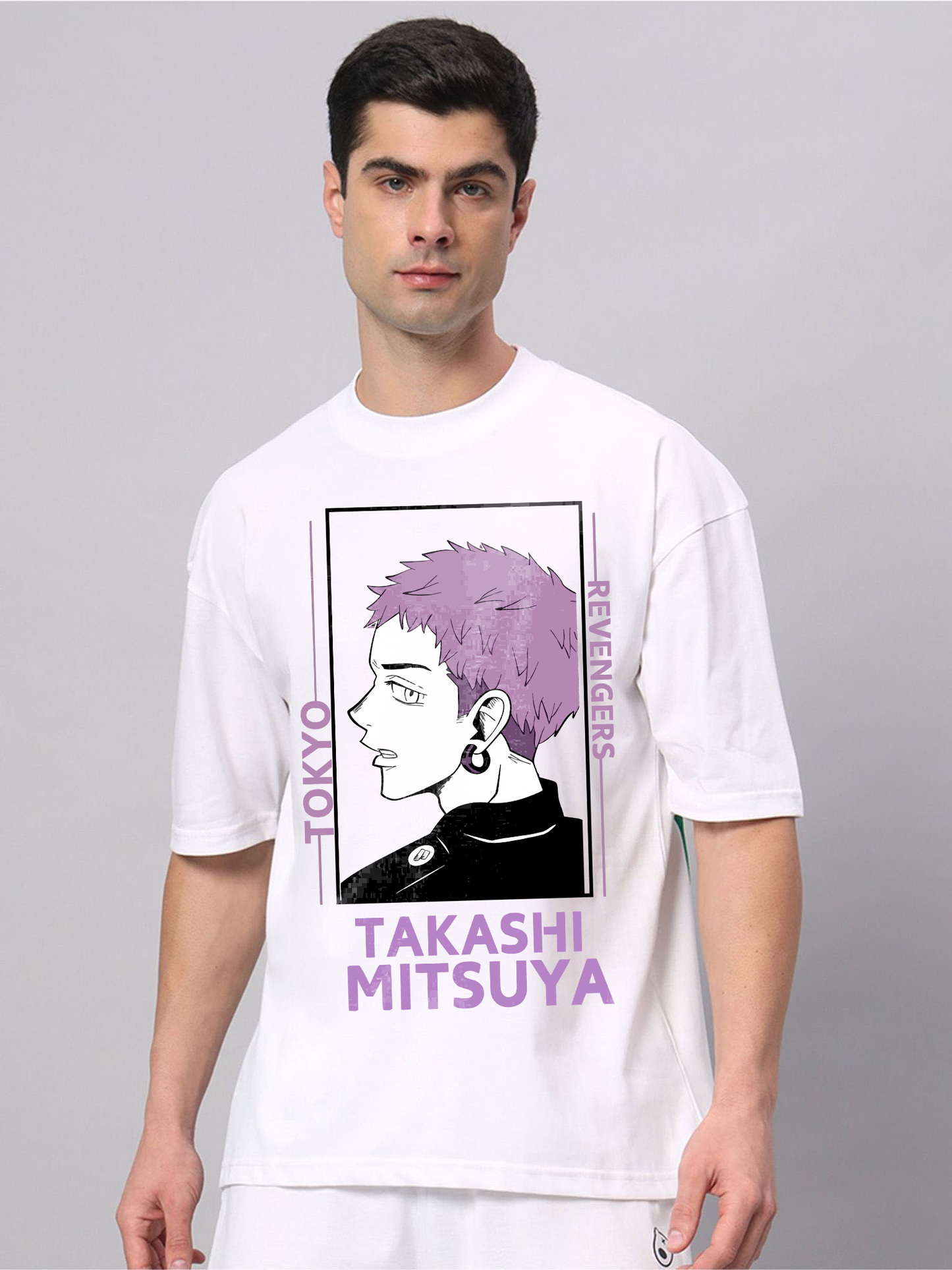 Takashi Men Oversized Printed T-shirt (Tokyo Revenge)