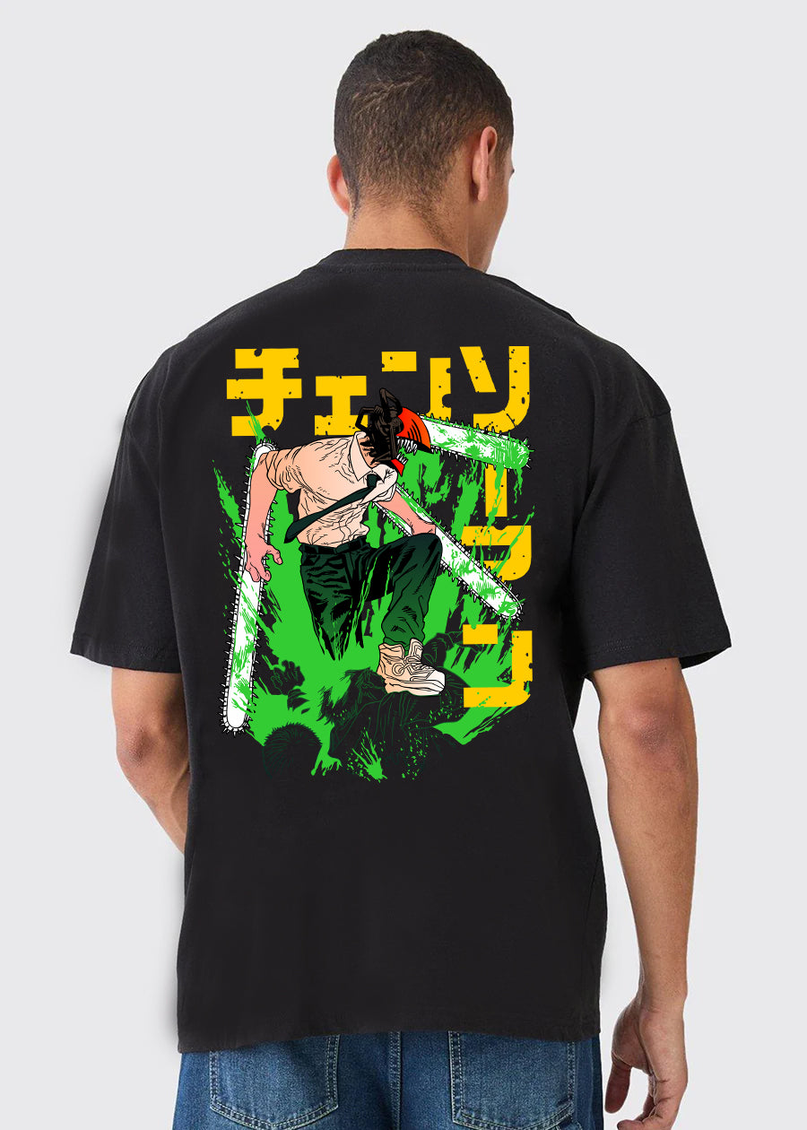 chainsaw man anime t shirt