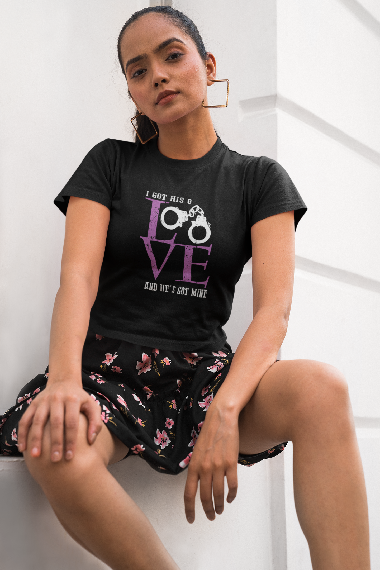 Love Women Printed Crop Top - Frabica