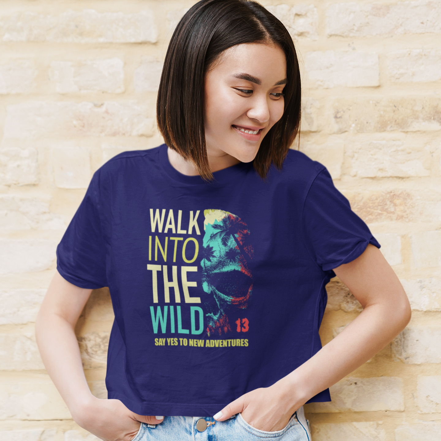 Walk Wild Women Crop Top - Frabica