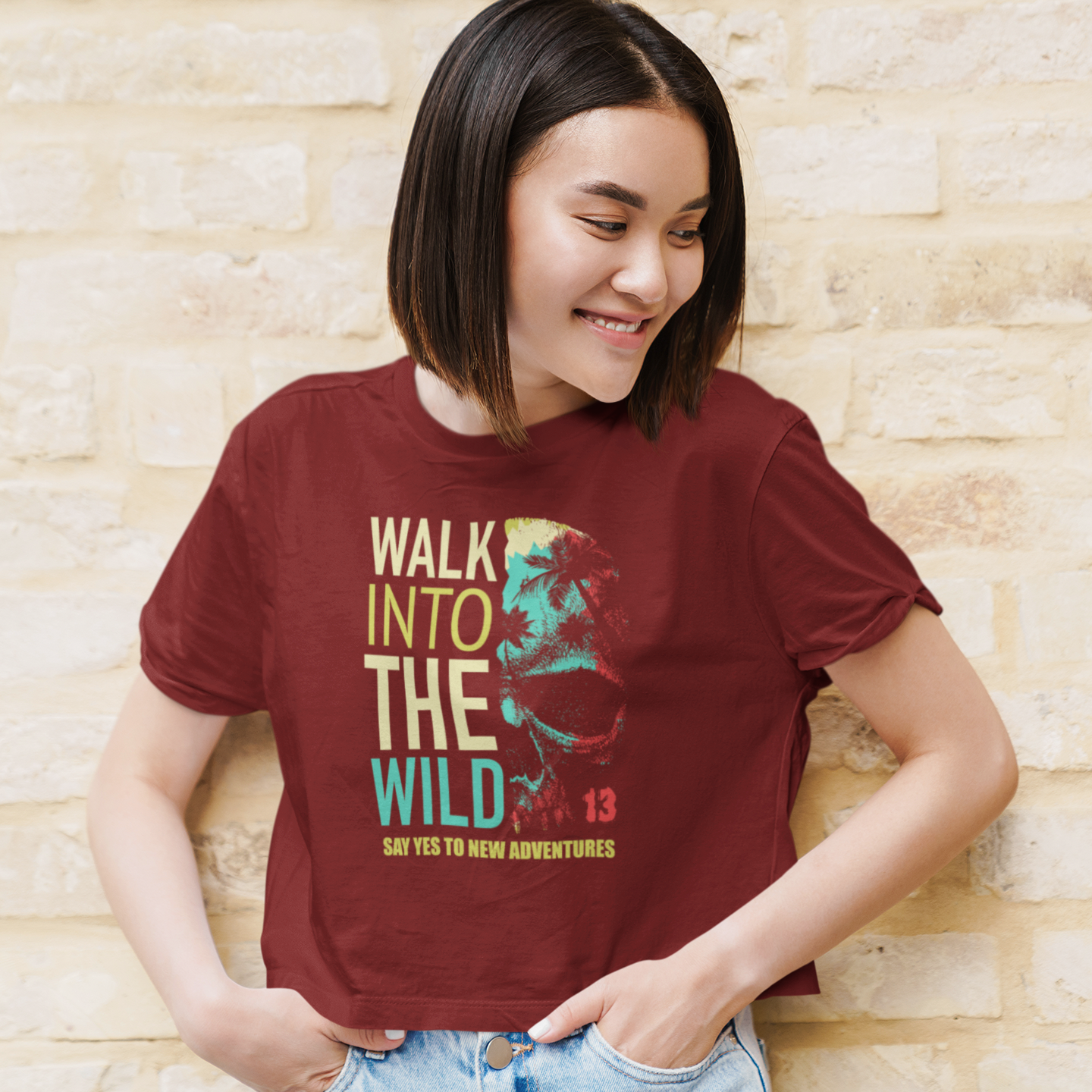 Walk Wild Women Crop Top - Frabica