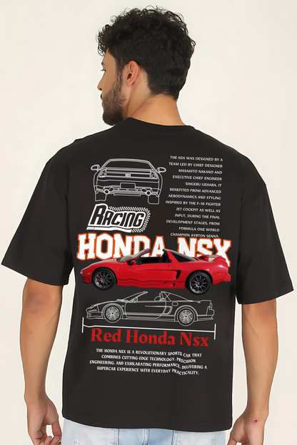 HONDA NSX Men Oversized Printed T-shirt