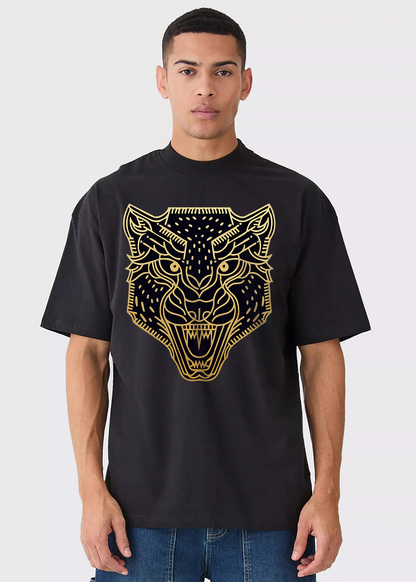 GOLDEN TIGER Oversized Printed T-shirt