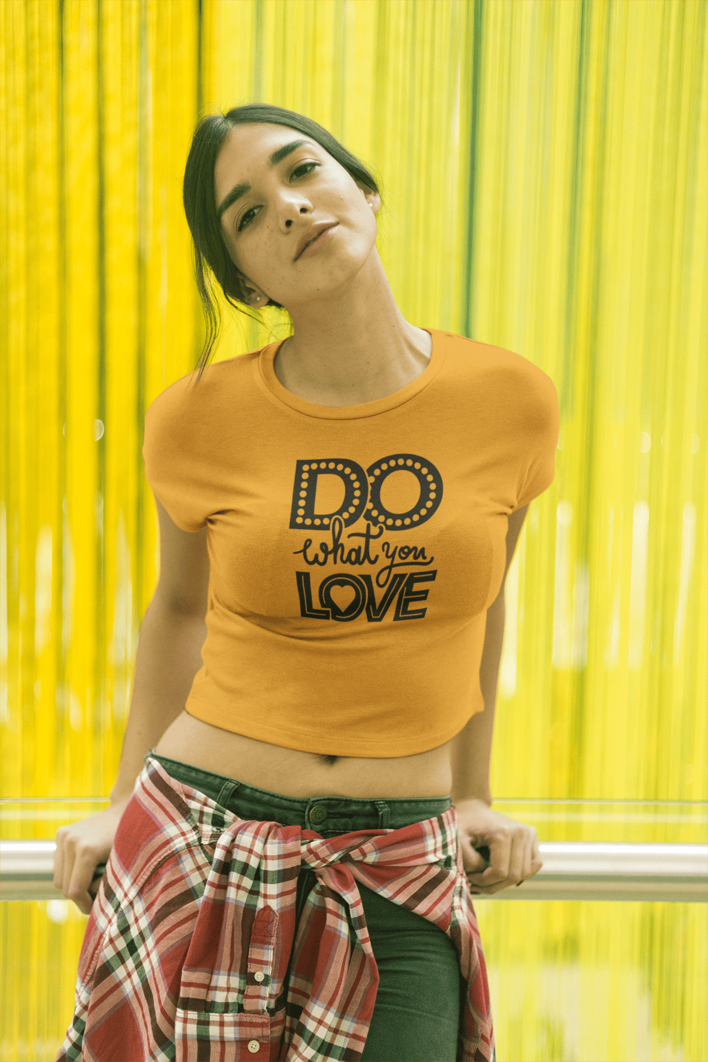 What you Love Women Crop Top - Frabica