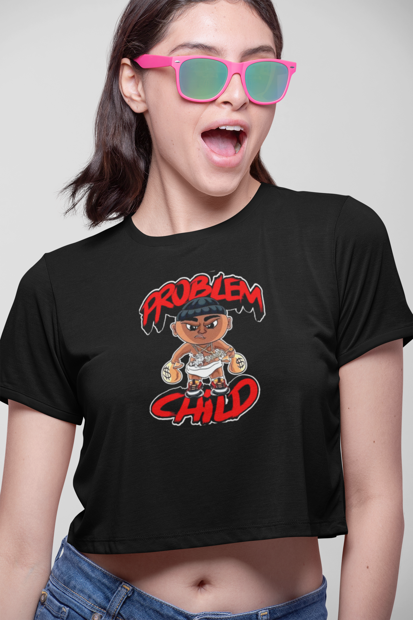 Problem Child Women Crop Top - Frabica