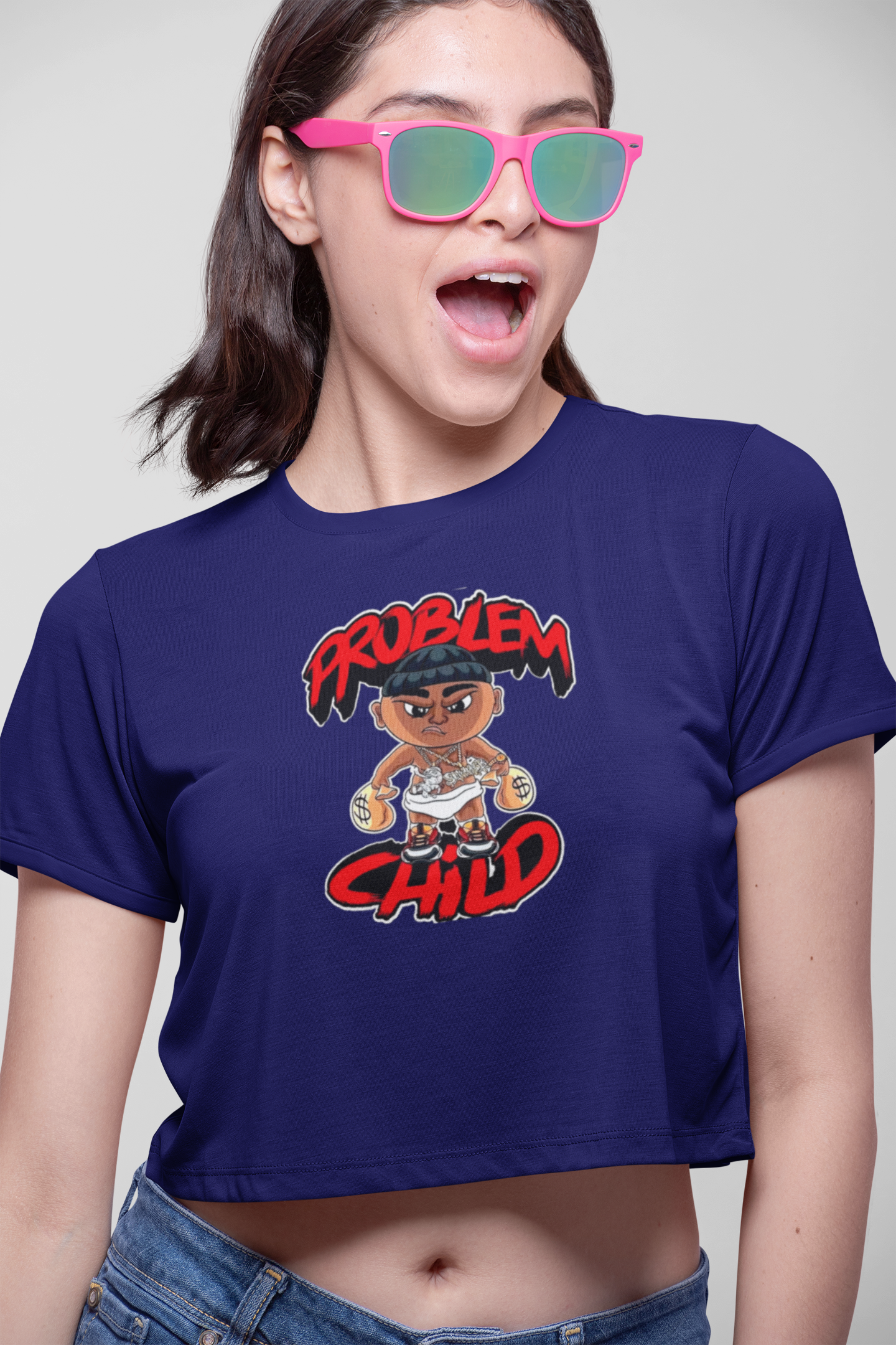 Problem Child Women Crop Top - Frabica