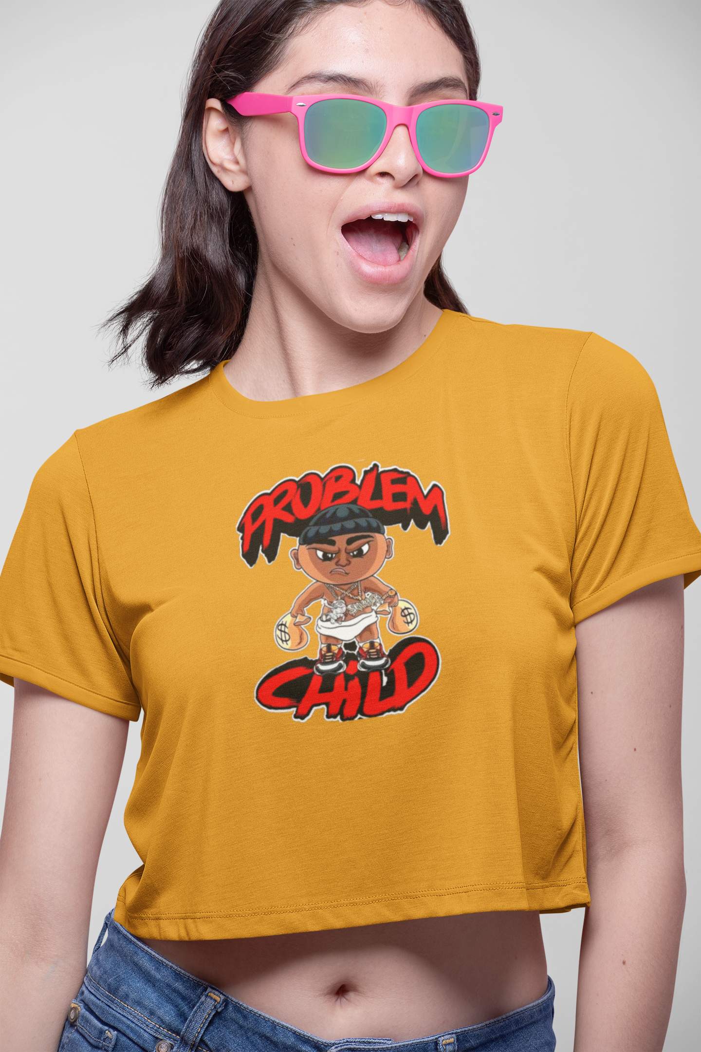 Problem Child Women Crop Top - Frabica