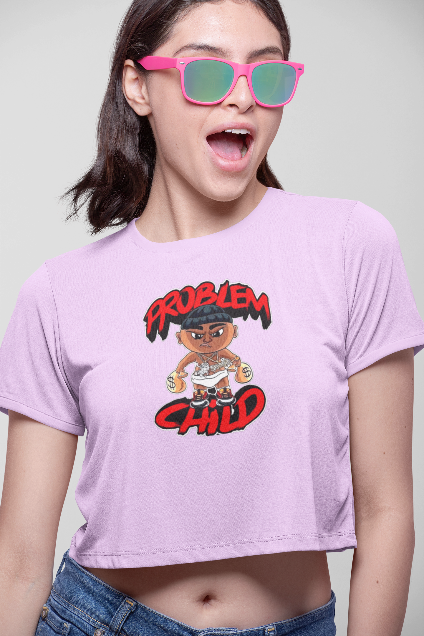 Problem Child Women Crop Top - Frabica