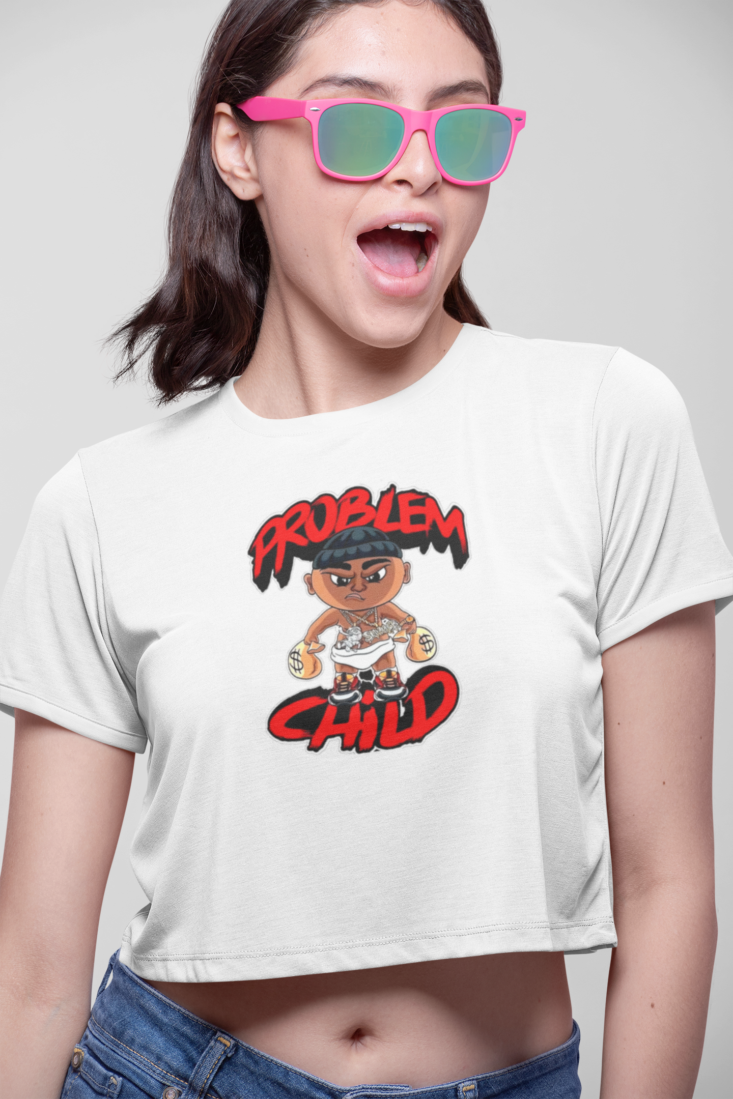 Problem Child Women Crop Top - Frabica