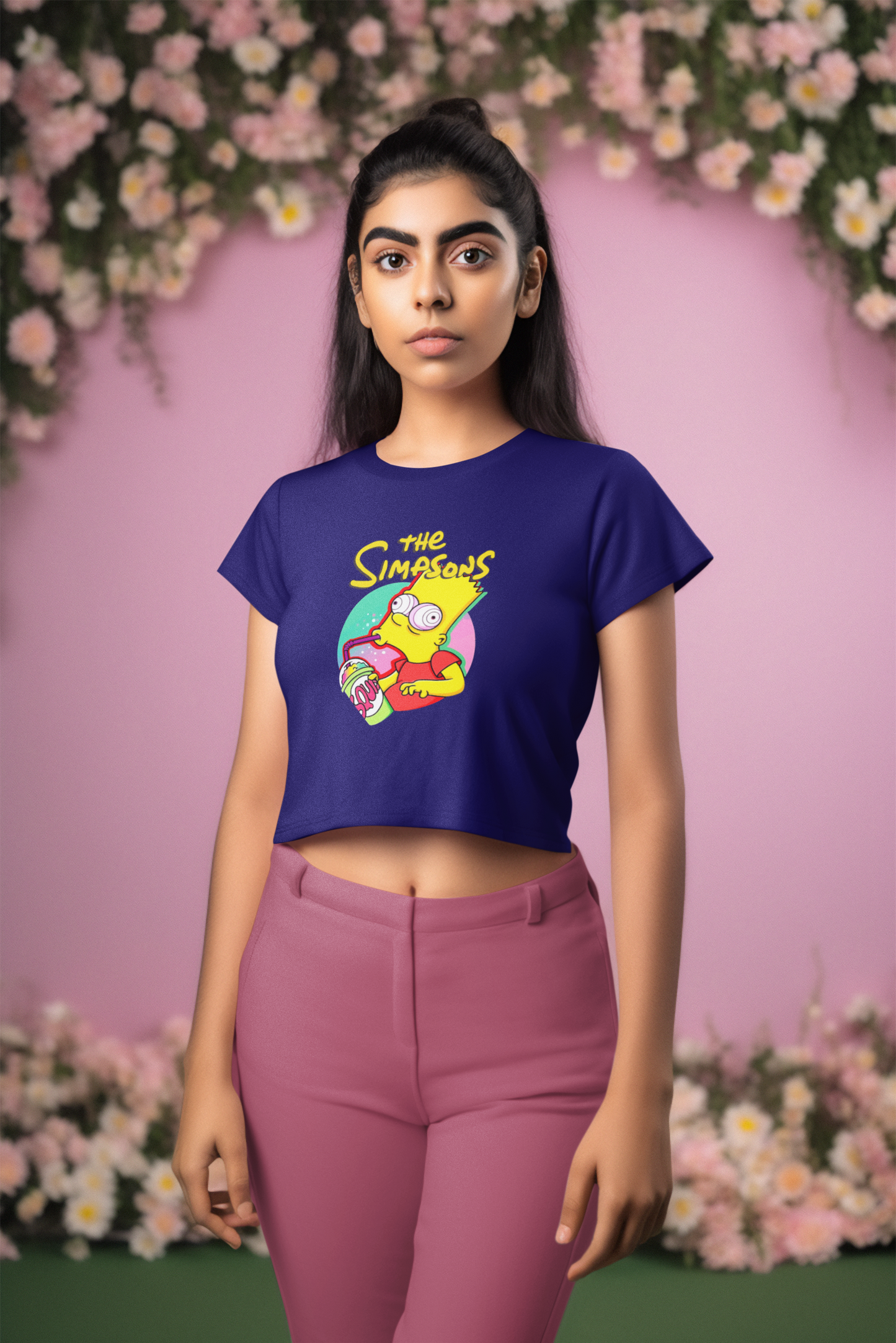 Cartoon Women Crop Top - Frabica