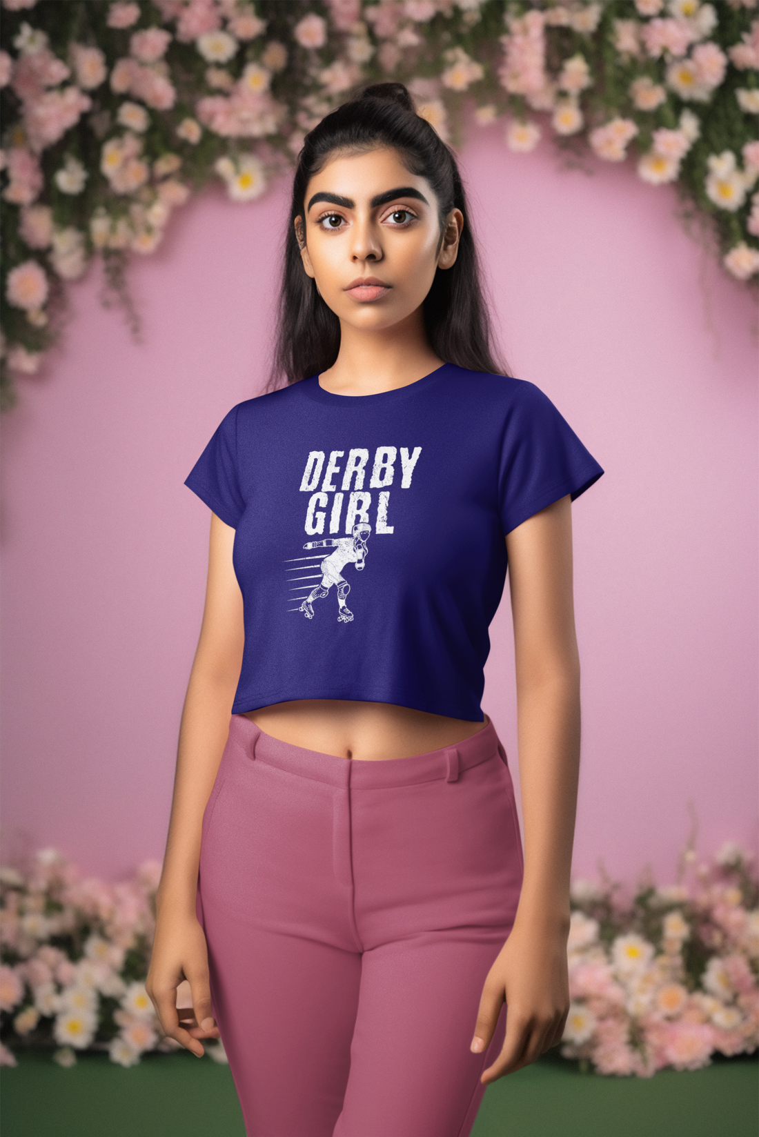 Derby Girl Women Crop Top - Frabica