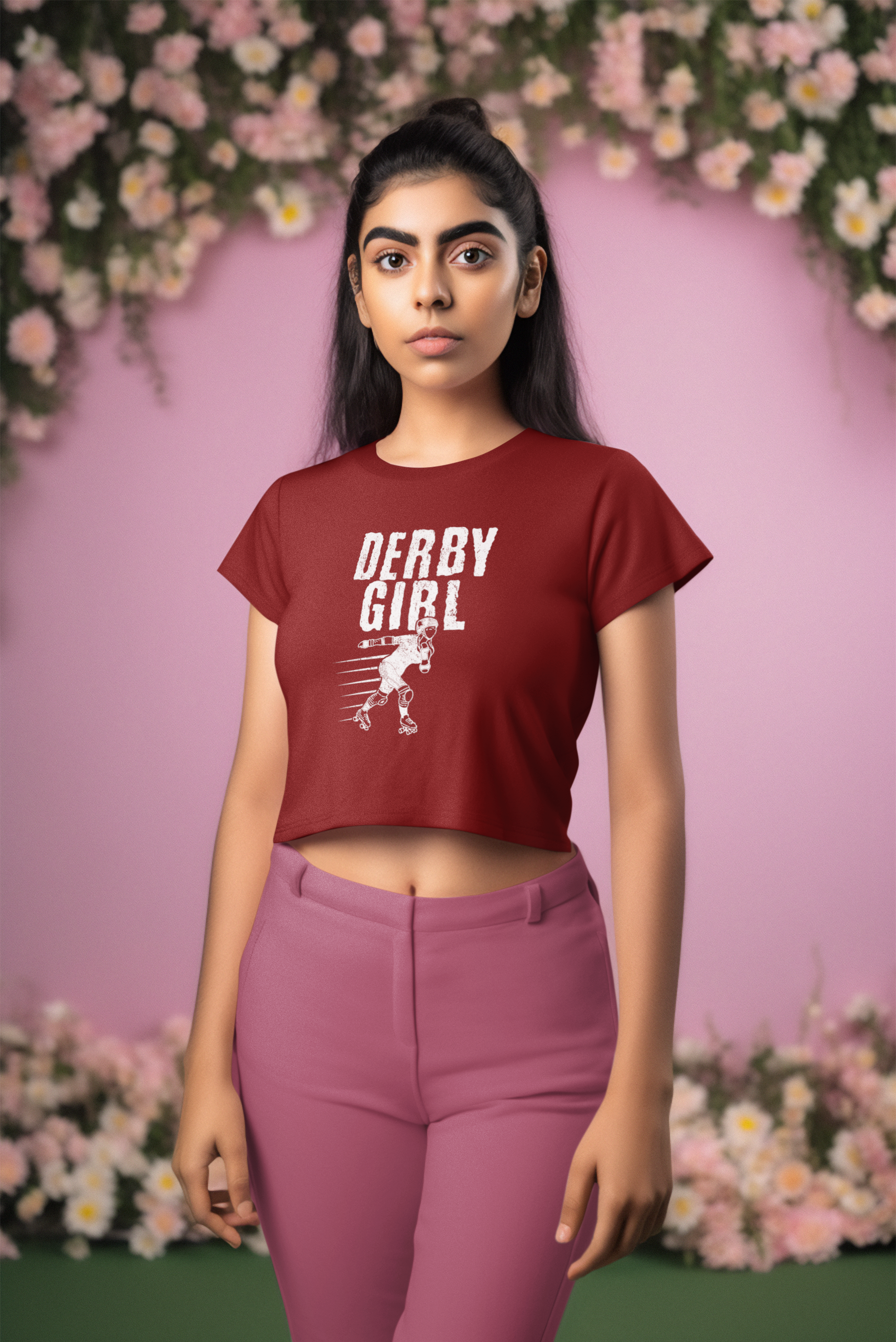 Derby Girl Women Crop Top - Frabica