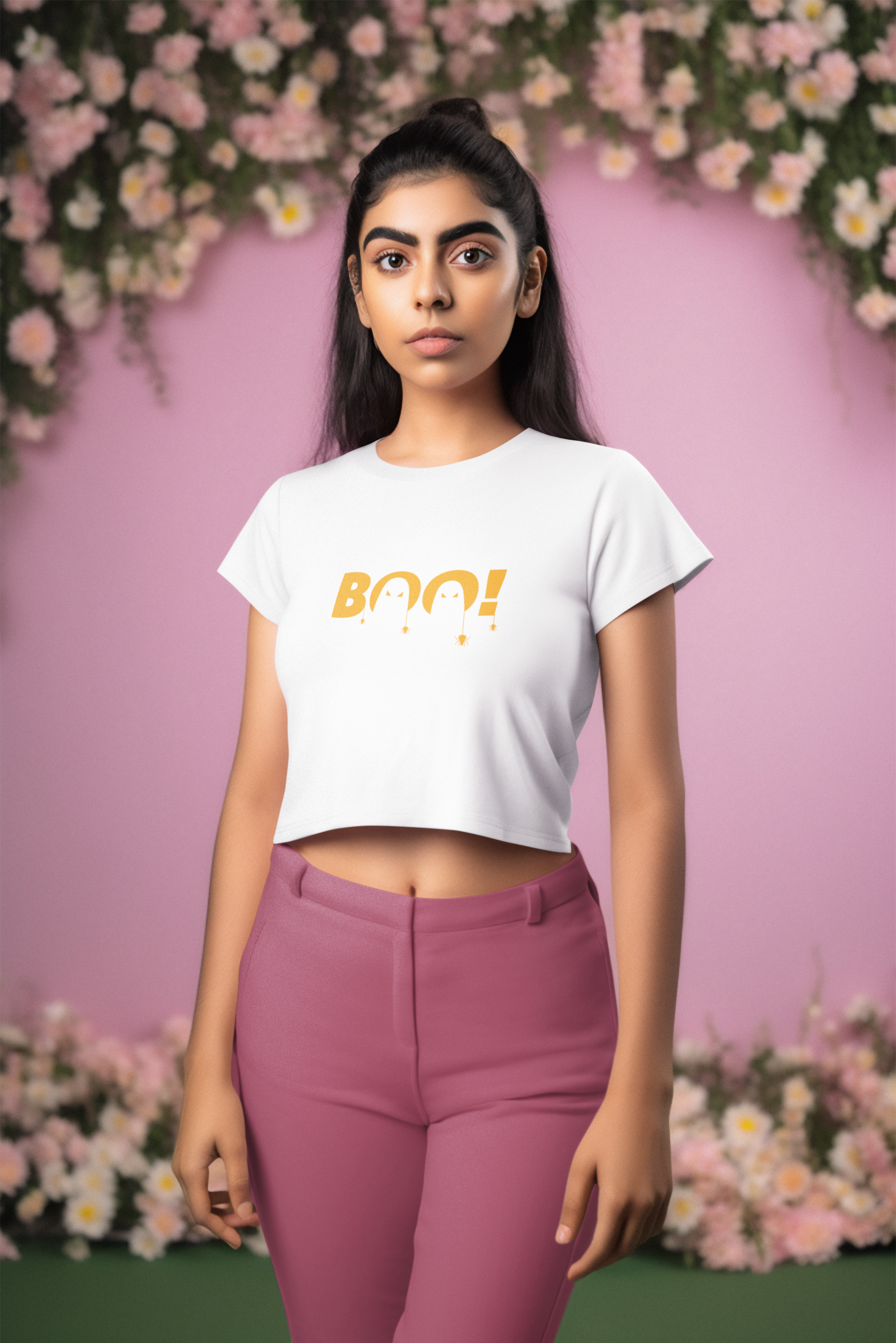 Boo Women Crop Top - Frabica