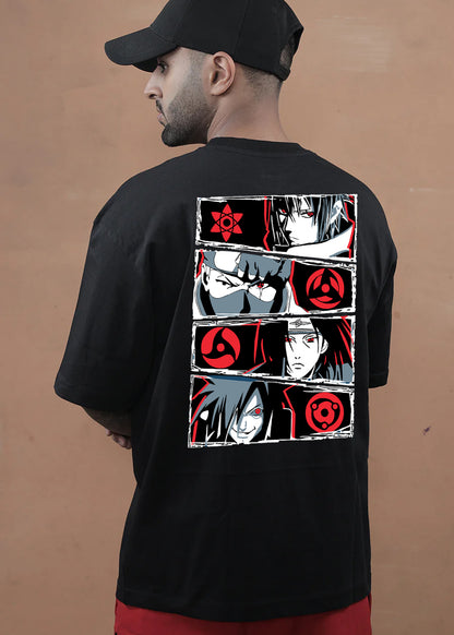 Naruto Men Oversized Printed T-shirt