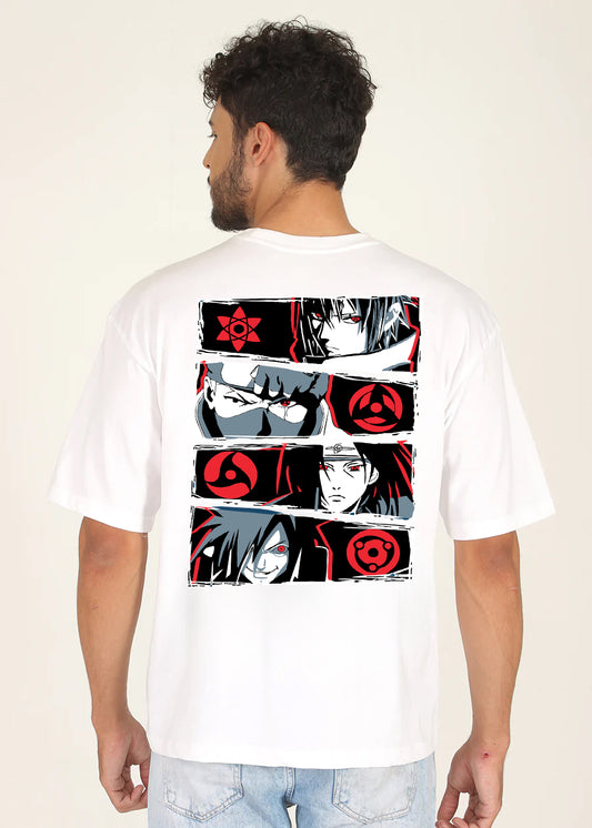 Naruto Men Oversized Printed T-shirt