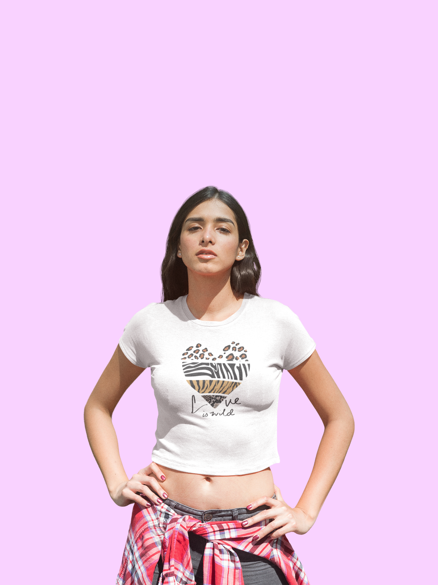 Love Is Wild Women Crop Top - Frabica