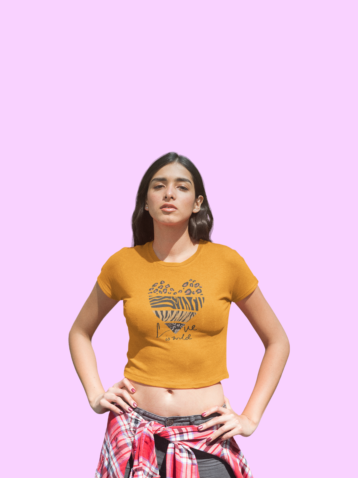 Love Is Wild Women Crop Top - Frabica